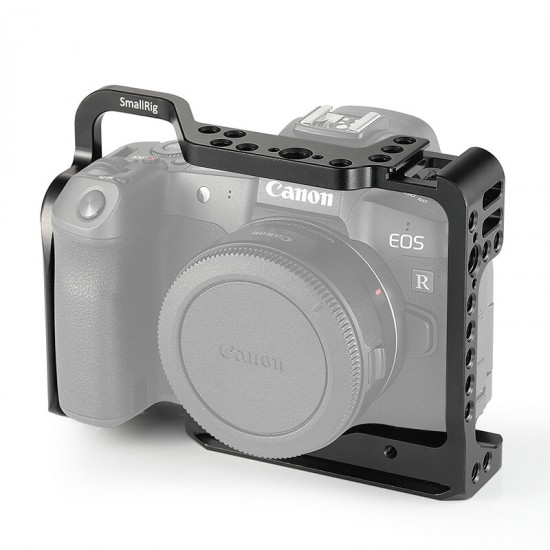 2251 Camera Cage for Canon EOS R with Thread Holes for Magic Arm Microphone Attached for Vlog Video Recording Photography 2251 Camera Cage for Canon EOS R with Thread Holes for Magic Arm Microphone Attached for Vlog Video Recording Photography