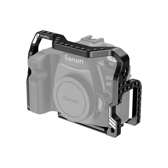 2407 6D Form-fitting Cage for Canon EOS 6D Camera Cage With Built-in Arca Plate ARRI Locating Holes 2407 6D Form-fitting Cage for Canon EOS 6D Camera Cage With Built-in Arca Plate ARRI Locating Holes