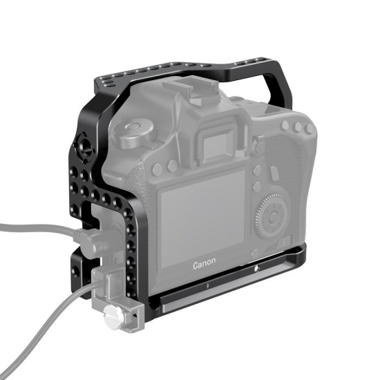 2407 6D Form-fitting Cage for Canon EOS 6D Camera Cage With Built-in Arca Plate ARRI Locating Holes 2407 6D Form-fitting Cage for Canon EOS 6D Camera Cage With Built-in Arca Plate ARRI Locating Holes