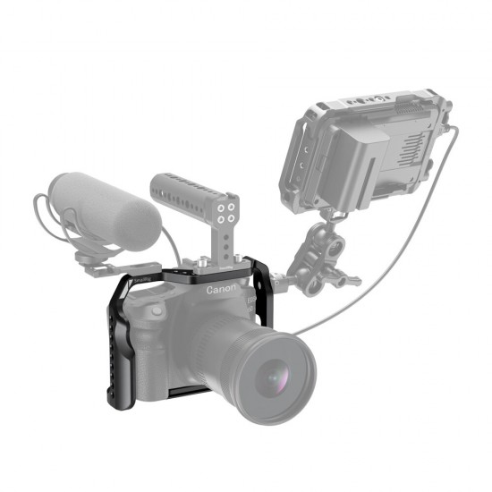 2407 6D Form-fitting Cage for Canon EOS 6D Camera Cage With Built-in Arca Plate ARRI Locating Holes 2407 6D Form-fitting Cage for Canon EOS 6D Camera Cage With Built-in Arca Plate ARRI Locating Holes