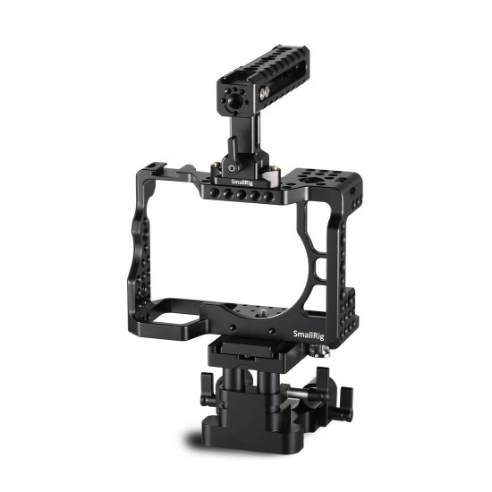 9990 A73 A7R3 Camera Cage Kit for Sony A7RIII A7III Camera Cage with Nat0 Handle Arm Kit for Vlog Professional Photography