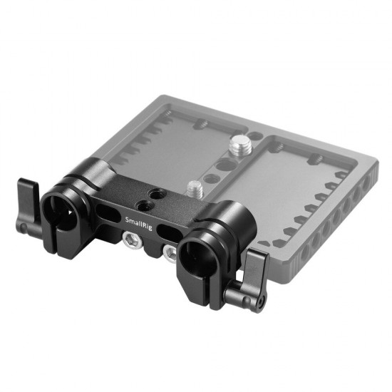 Camera Dual 15mm Rod Clamp for Follow Focus Compatible w/ Battery Grip Handle Cage Like A7III Cage 2176 1943 Camera Dual 15mm Rod Clamp for Follow Focus Compatible w/ Battery Grip Handle Cage Like A7III Cage 2176 1943