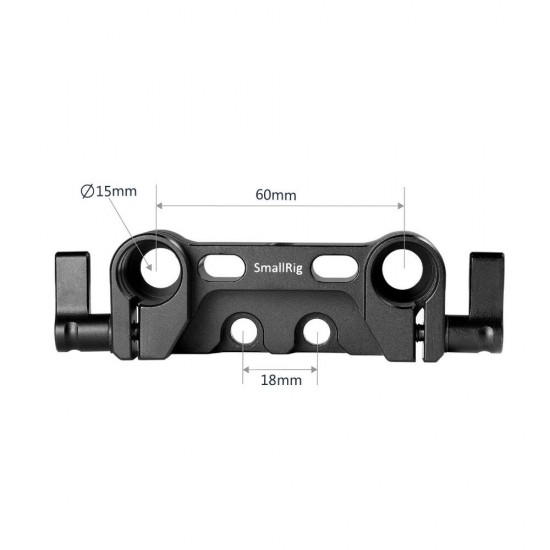 Camera Dual 15mm Rod Clamp for Follow Focus Compatible w/ Battery Grip Handle Cage Like A7III Cage 2176 1943