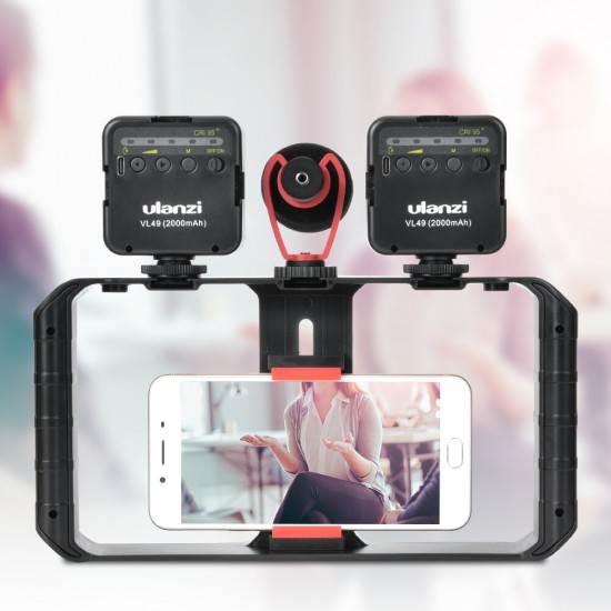 Smartphone Filmmaking Kit Phone Live Photography VLog Set Dual Fill Lights Microphone foto Studio Smartphone