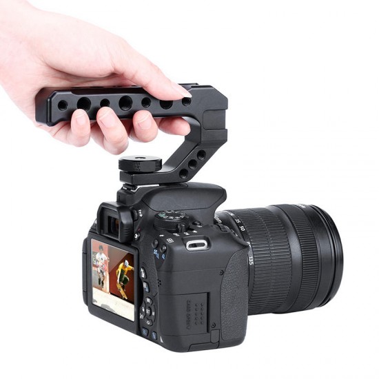 R005 Handle Grip Cold Shoe Adapter Mount Universal Handgrip Stabilizer for Canon for Nikon DLSR Camera