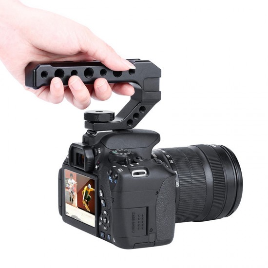 R005 Handle Grip Cold Shoe Adapter Mount Universal Handgrip Stabilizer for Canon for Nikon DLSR Camera R005 Handle Grip Cold Shoe Adapter Mount Universal Handgrip Stabilizer for Canon for Nikon DLSR Camera