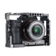 C-A73 Metal Camera Cage with Camera Microphone Light Mount Quick Release Plate Arri Hole Extension C-A73 Metal Camera Cage with Camera Microphone Light Mount Quick Release Plate Arri Hole Extension