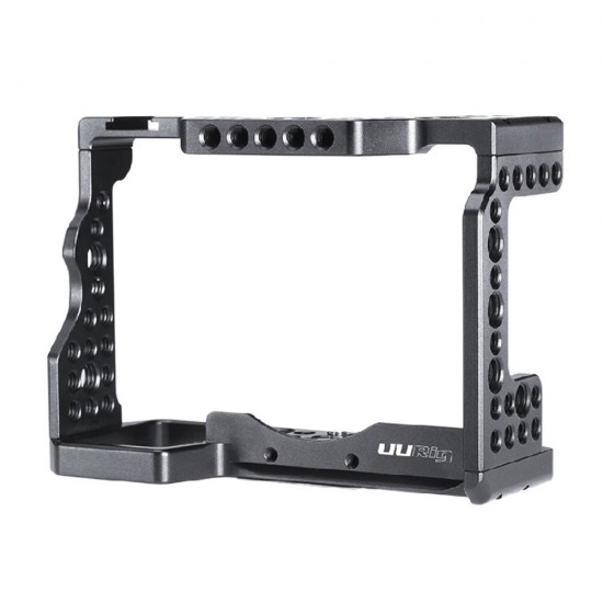 C-A73 Metal Camera Cage with Camera Microphone Light Mount Quick Release Plate Arri Hole Extension