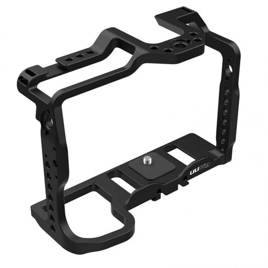 DC-S1 Protective Cage Housing Extension Quick Release Metal Case Rig Stabilizer for Panasonic DC-S1/S1R DSLR Camera DC-S1 Protective Cage Housing Extension Quick Release Metal Case Rig Stabilizer for Panasonic DC-S1/S1R DSLR Camera
