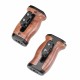 R027 Universal Brazilian Rosewood Camera Cage Handle Triple Slide Screw Handle Microphone LED Light Mount R027 Universal Brazilian Rosewood Camera Cage Handle Triple Slide Screw Handle Microphone LED Light Mount