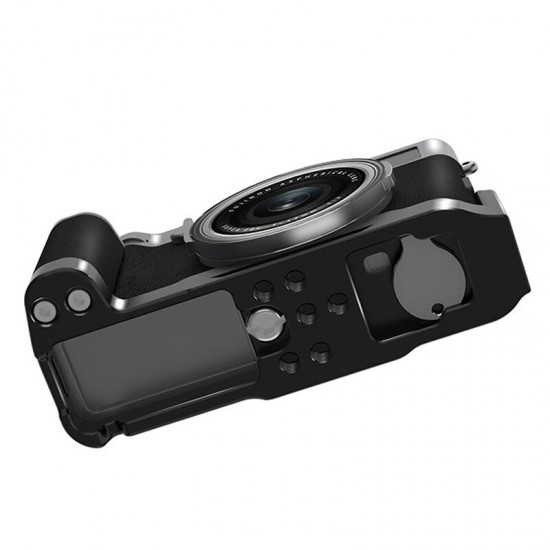 R034 Metal L Bracket Leather Hand Grip with Arca Swiss-Type Quick Release Plate for Fujifilm X-100V / X-100F for Video Vlogging R034 Metal L Bracket Leather Hand Grip with Arca Swiss-Type Quick Release Plate for Fujifilm X-100V / X-100F for Video Vlogging