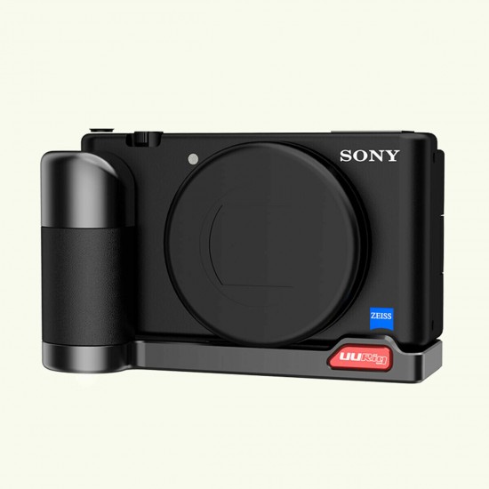 R055 Camera L-shape Handle Grip Vlog Microphone Video for Sony ZV-1