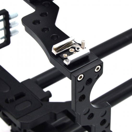 VD-07 Portable Aluminum Camera Cage Rig Stabilizer Top Handle Grip for DSLR Camera DV Mount