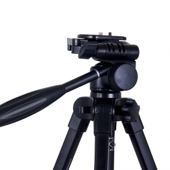 100BTF BY358 Foldable 46cm 130cm Tripod with Ball Head Quick Release Plate Max Laod 10KG