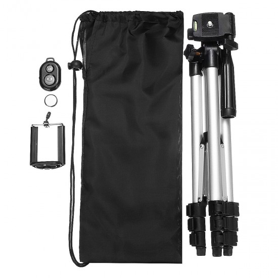 Adjustable Holder Telescopic Tripod Stand Kits with bluetooth Control for Camera Mobile Phone