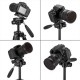 PT55 Aluminum Alloy Camera Tripod with 3 Way 360 Degree Pan Head for DSLR SLR DV with Case