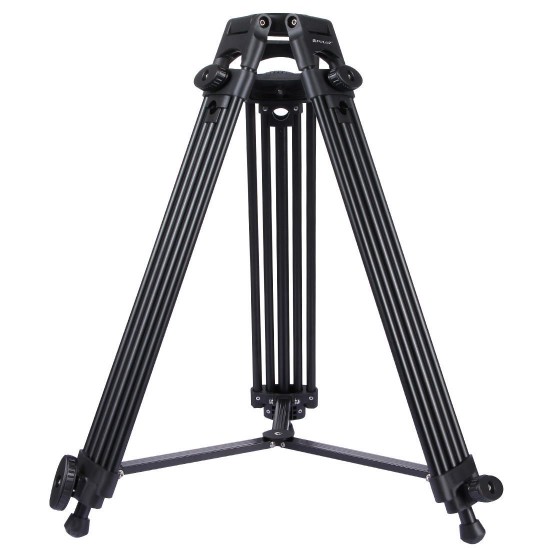 PU3003 Adjustable Aluminum Alloy Tripod 62-160CM with Fluid Drag Tripod Head