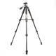 Portable QZSD Q111 4 Sections 5KG Tripod With Q08 Rocker Arm Ball Head For SLR Camera