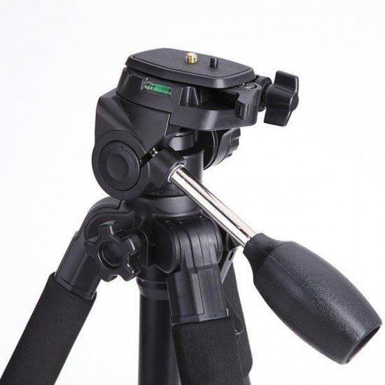 Portable QZSD Q111 4 Sections 5KG Tripod With Q08 Rocker Arm Ball Head For SLR Camera