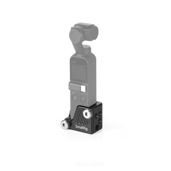 2321 Osmo Cage for DJI Osmo Pocket Features a 3/8 inch-16 and Nine 1/4 inch-20 Threaded Holes for Camera Tripod Attachment