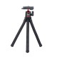 MT-11 Octopus Flexible 1.2KG Payload Black Tripod with 2 in 1 Phone Clip for DSLR Camera Smartphone MT-11 Octopus Flexible 1.2KG Payload Black Tripod with 2 in 1 Phone Clip for DSLR Camera Smartphone