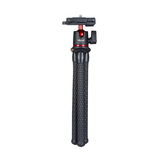 MT-11 Octopus Flexible 1.2KG Payload Black Tripod with 2 in 1 Phone Clip for DSLR Camera Smartphone MT-11 Octopus Flexible 1.2KG Payload Black Tripod with 2 in 1 Phone Clip for DSLR Camera Smartphone