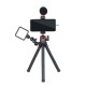 MT-11 Octopus Flexible 1.2KG Payload Black Tripod with 2 in 1 Phone Clip for DSLR Camera Smartphone MT-11 Octopus Flexible 1.2KG Payload Black Tripod with 2 in 1 Phone Clip for DSLR Camera Smartphone