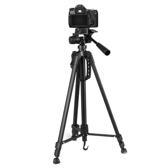 WT3520 Aluminum Alloy Foldable Protable Photography Tripod for Camera DV Camcorder