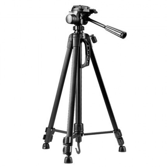 WT3520 Aluminum Alloy Foldable Protable Photography Tripod for Camera DV Camcorder