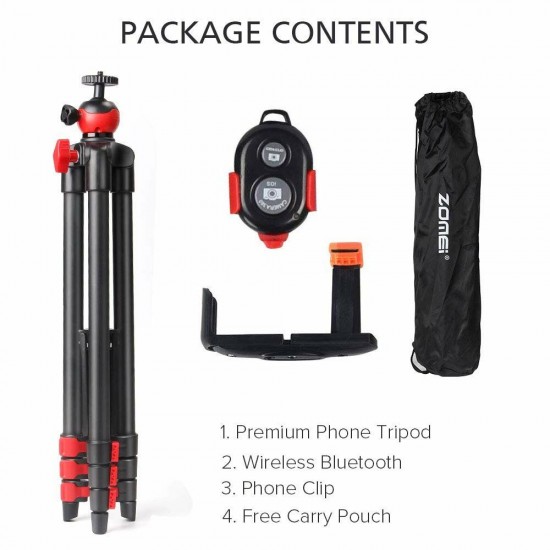 T60 Mobile Phone Holder With Bluetooth Remote Control Camera Tripod For IPhone/Galaxy/Huawei/ For Gopro For SLR T60 Mobile Phone Holder With Bluetooth Remote Control Camera Tripod For IPhone/Galaxy/Huawei/ For Gopro For SLR