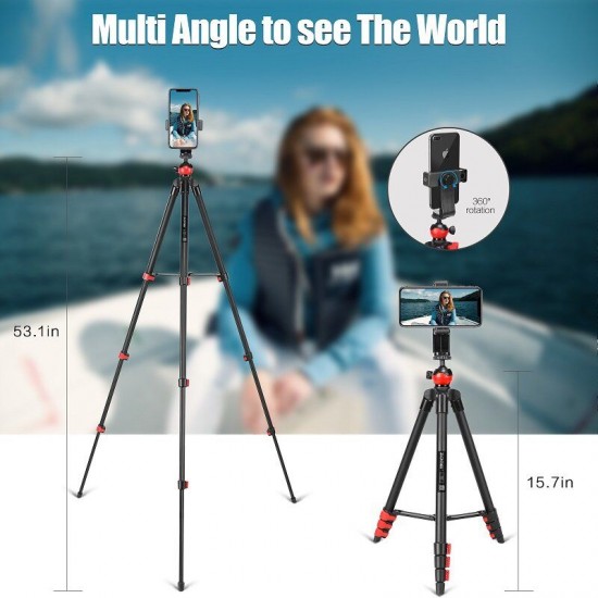 T60 Mobile Phone Holder With Bluetooth Remote Control Camera Tripod For IPhone/Galaxy/Huawei/ For Gopro For SLR T60 Mobile Phone Holder With Bluetooth Remote Control Camera Tripod For IPhone/Galaxy/Huawei/ For Gopro For SLR