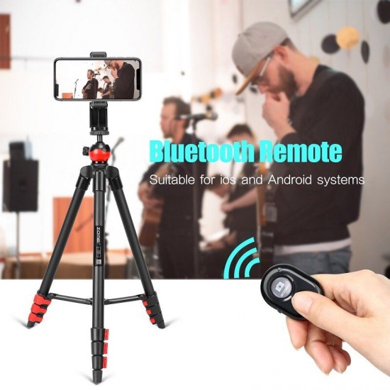 T60 Mobile Phone Holder With Bluetooth Remote Control Camera Tripod For IPhone/Galaxy/Huawei/ For Gopro For SLR T60 Mobile Phone Holder With Bluetooth Remote Control Camera Tripod For IPhone/Galaxy/Huawei/ For Gopro For SLR