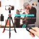 T60 Mobile Phone Holder With Bluetooth Remote Control Camera Tripod For IPhone/Galaxy/Huawei/ For Gopro For SLR T60 Mobile Phone Holder With Bluetooth Remote Control Camera Tripod For IPhone/Galaxy/Huawei/ For Gopro For SLR