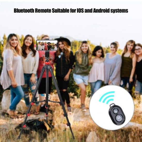T60 Mobile Phone Holder With Bluetooth Remote Control Camera Tripod For IPhone/Galaxy/Huawei/ For Gopro For SLR T60 Mobile Phone Holder With Bluetooth Remote Control Camera Tripod For IPhone/Galaxy/Huawei/ For Gopro For SLR