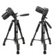 Tripod Q222 Monopod Camera Stand Multi-function Flexible Professional Tripod for Travel Smartphone Camera DSLR Projector