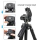 Tripod Q222 Monopod Camera Stand Multi-function Flexible Professional Tripod for Travel Smartphone Camera DSLR Projector Tripod Q222 Monopod Camera Stand Multi-function Flexible Professional Tripod for Travel Smartphone Camera DSLR Projector