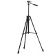 Y-3400 Foldable 54cm 135cm Tripod with 360 Degree Rotation Tripod Head Bubble