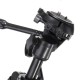 Y-3400 Foldable 54cm 135cm Tripod with 360 Degree Rotation Tripod Head Bubble