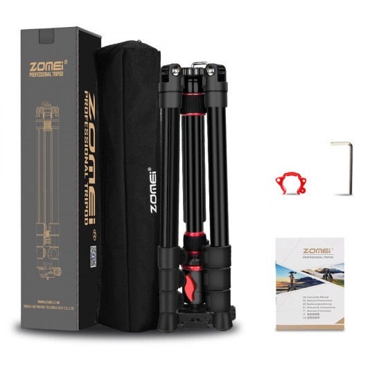 M5 Travel Camera Tripod Lightweight Aluminum Tripod Compact Portable Stand with 360 Degree Ball Head and Carry Bag Case M5 Travel Camera Tripod Lightweight Aluminum Tripod Compact Portable Stand with 360 Degree Ball Head and Carry Bag Case