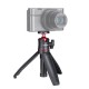 MT-08 Mini Tablet DSLR SLR Phone Tripod Adjustable Extend Vlog Tripod Travel Ballhead Tripod