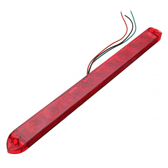 10-30V 9LED Waterproof Trailer Truck Brake Light Bar Tail Turn Stop Light for Utes Caravans Buses 10-30V 9LED Waterproof Trailer Truck Brake Light Bar Tail Turn Stop Light for Utes Caravans Buses