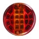 10-30V Car Rear Tail Light Round Hamburger LED Lamp For Lorry Truck Van Trailer