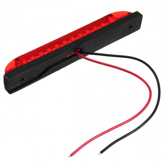 12LED Side Marker Light Tail Signal Lamp White/Green/Yellow/Red/ Blue 12V-24V for Trailer Truck Ute Boat Caravan