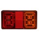 12V 16 LED Car Tail Light 4 LED License Plate Lamp for Truck Trailer Boat