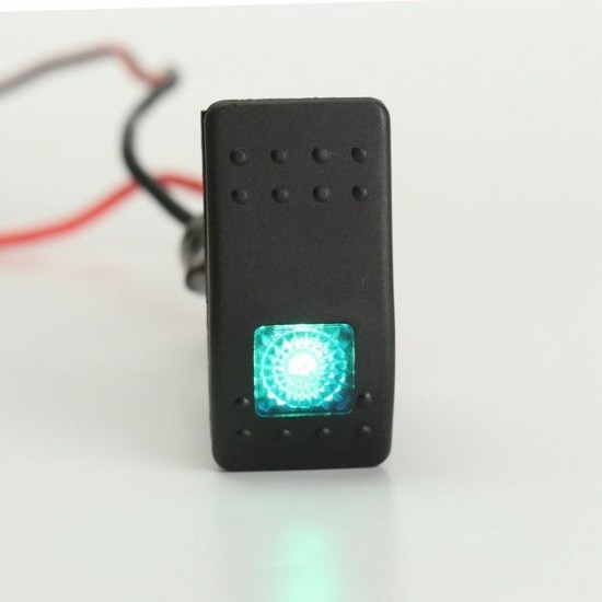 12V 20A SPST LED ON/OFF Illuminated Rocker Toggle Switch For Car Van Boat Marine