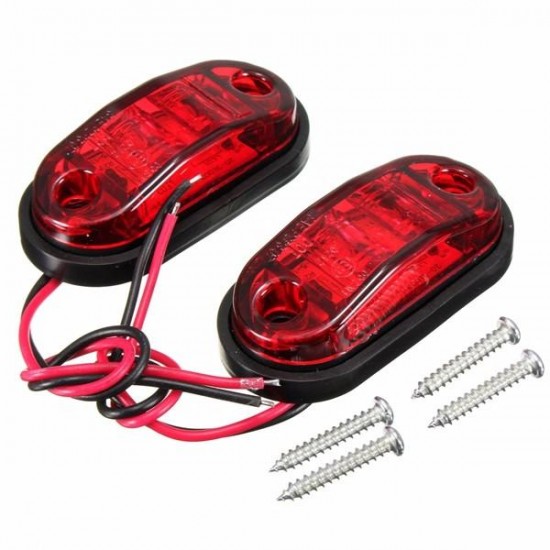 12V 24V Side Marker Lights Lamp For Car Truck Trailer