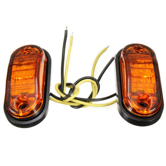 12V 24V Side Marker Lights Lamp For Car Truck Trailer