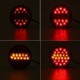 12V 25LED Hamburger Rear Tail Lamp Round Stop Indicator Light for Trailer Truck Caravan Van Bus 12V 25LED Hamburger Rear Tail Lamp Round Stop Indicator Light for Trailer Truck Caravan Van Bus