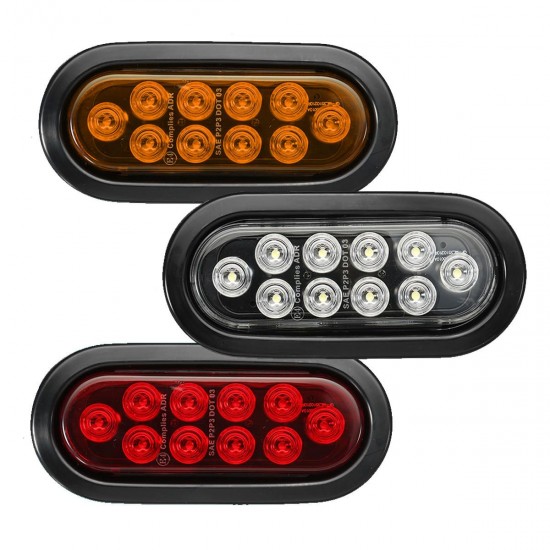 12V 4W 6000K 10LED Car Tail Light Rear Turn Signal Side Marker Lamp for Truck Trailer 12V 4W 6000K 10LED Car Tail Light Rear Turn Signal Side Marker Lamp for Truck Trailer