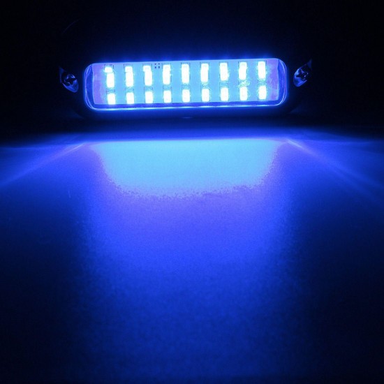 12V 50W 27LED 316 Stainless Steel Boat Transom Lamp Underwater Pontoon Marine Lights For Boat